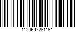 Código de barras (EAN, GTIN, SKU, ISBN): '1133637261151'