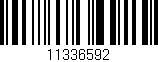 Código de barras (EAN, GTIN, SKU, ISBN): '11336592'