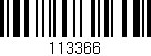 Código de barras (EAN, GTIN, SKU, ISBN): '113366'