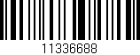 Código de barras (EAN, GTIN, SKU, ISBN): '11336688'