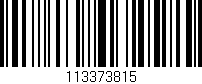 Código de barras (EAN, GTIN, SKU, ISBN): '113373815'