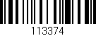 Código de barras (EAN, GTIN, SKU, ISBN): '113374'