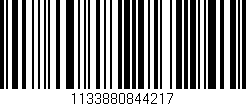 Código de barras (EAN, GTIN, SKU, ISBN): '1133880844217'