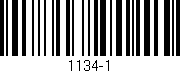 Código de barras (EAN, GTIN, SKU, ISBN): '1134-1'