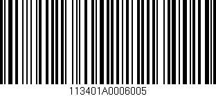 Código de barras (EAN, GTIN, SKU, ISBN): '113401A0006005'