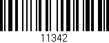 Código de barras (EAN, GTIN, SKU, ISBN): '11342'