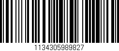 Código de barras (EAN, GTIN, SKU, ISBN): '1134305989827'