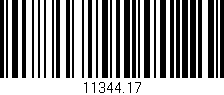 Código de barras (EAN, GTIN, SKU, ISBN): '11344.17'