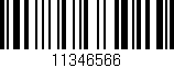 Código de barras (EAN, GTIN, SKU, ISBN): '11346566'