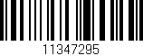 Código de barras (EAN, GTIN, SKU, ISBN): '11347295'