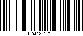 Código de barras (EAN, GTIN, SKU, ISBN): '113482_0_0_U'