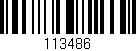 Código de barras (EAN, GTIN, SKU, ISBN): '113486'