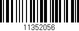 Código de barras (EAN, GTIN, SKU, ISBN): '11352056'