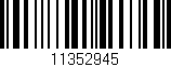 Código de barras (EAN, GTIN, SKU, ISBN): '11352945'