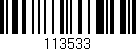 Código de barras (EAN, GTIN, SKU, ISBN): '113533'