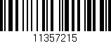 Código de barras (EAN, GTIN, SKU, ISBN): '11357215'