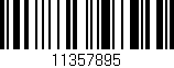 Código de barras (EAN, GTIN, SKU, ISBN): '11357895'