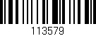 Código de barras (EAN, GTIN, SKU, ISBN): '113579'