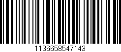 Código de barras (EAN, GTIN, SKU, ISBN): '1136658547143'