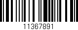 Código de barras (EAN, GTIN, SKU, ISBN): '11367891'