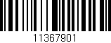 Código de barras (EAN, GTIN, SKU, ISBN): '11367901'