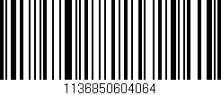 Código de barras (EAN, GTIN, SKU, ISBN): '1136850604064'