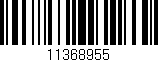 Código de barras (EAN, GTIN, SKU, ISBN): '11368955'