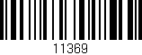 Código de barras (EAN, GTIN, SKU, ISBN): '11369'