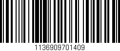 Código de barras (EAN, GTIN, SKU, ISBN): '1136909701409'