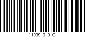 Código de barras (EAN, GTIN, SKU, ISBN): '11369_0_0_G'