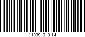Código de barras (EAN, GTIN, SKU, ISBN): '11369_0_0_M'
