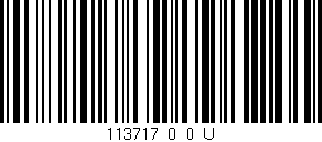 Código de barras (EAN, GTIN, SKU, ISBN): '113717_0_0_U'