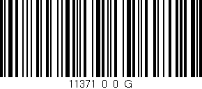 Código de barras (EAN, GTIN, SKU, ISBN): '11371_0_0_G'