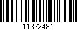 Código de barras (EAN, GTIN, SKU, ISBN): '11372481'