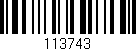 Código de barras (EAN, GTIN, SKU, ISBN): '113743'