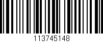Código de barras (EAN, GTIN, SKU, ISBN): '113745148'