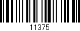 Código de barras (EAN, GTIN, SKU, ISBN): '11375'