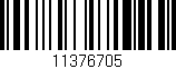 Código de barras (EAN, GTIN, SKU, ISBN): '11376705'