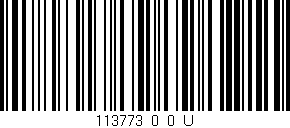 Código de barras (EAN, GTIN, SKU, ISBN): '113773_0_0_U'