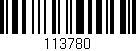 Código de barras (EAN, GTIN, SKU, ISBN): '113780'
