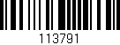 Código de barras (EAN, GTIN, SKU, ISBN): '113791'