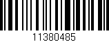 Código de barras (EAN, GTIN, SKU, ISBN): '11380485'