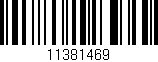 Código de barras (EAN, GTIN, SKU, ISBN): '11381469'