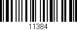 Código de barras (EAN, GTIN, SKU, ISBN): '11384'