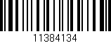 Código de barras (EAN, GTIN, SKU, ISBN): '11384134'