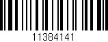 Código de barras (EAN, GTIN, SKU, ISBN): '11384141'