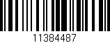 Código de barras (EAN, GTIN, SKU, ISBN): '11384487'