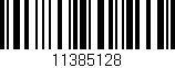 Código de barras (EAN, GTIN, SKU, ISBN): '11385128'