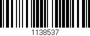 Código de barras (EAN, GTIN, SKU, ISBN): '1138537'