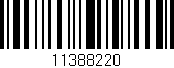 Código de barras (EAN, GTIN, SKU, ISBN): '11388220'